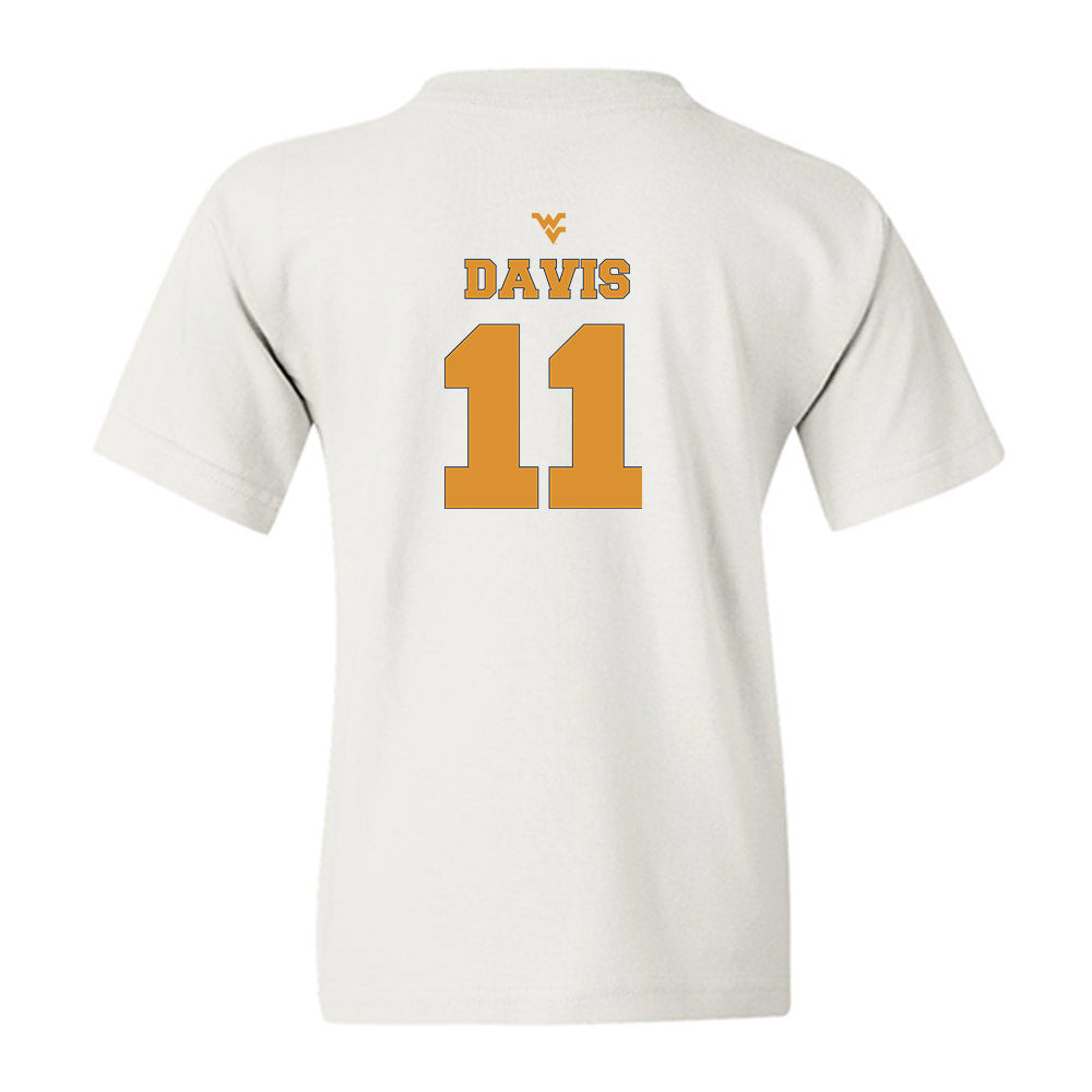 West Virginia - NCAA Football : William Davis - Generic Sports Shersey Youth T-Shirt-1