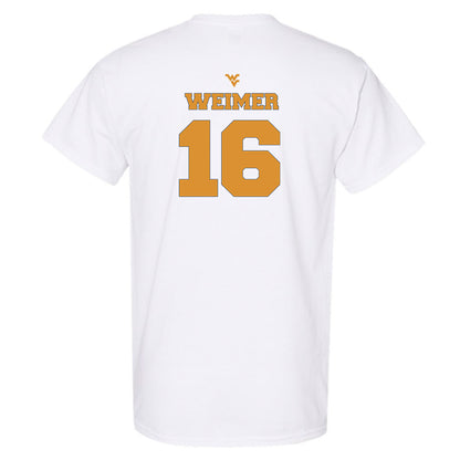 West Virginia - NCAA Football : Jeffrey Weimer - Generic Sports Shersey T-Shirt-1