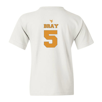 West Virginia - NCAA Football : Jaden Bray - Youth T-Shirt Sports Shersey