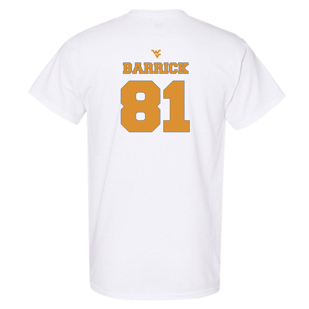 West Virginia - NCAA Football : Jacob Barrick - Generic Sports Shersey T-Shirt-1
