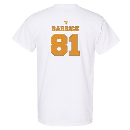 West Virginia - NCAA Football : Jacob Barrick - Generic Sports Shersey T-Shirt-1
