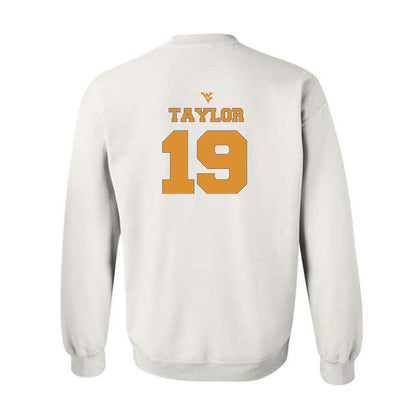 West Virginia - NCAA Football : Nick Taylor - Generic Sports Shersey Crewneck Sweatshirt-1