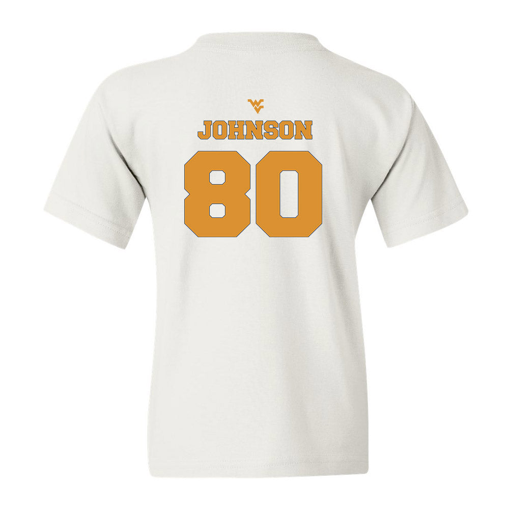 West Virginia - NCAA Football : TJ Johnson - Youth T-Shirt Sports Shersey