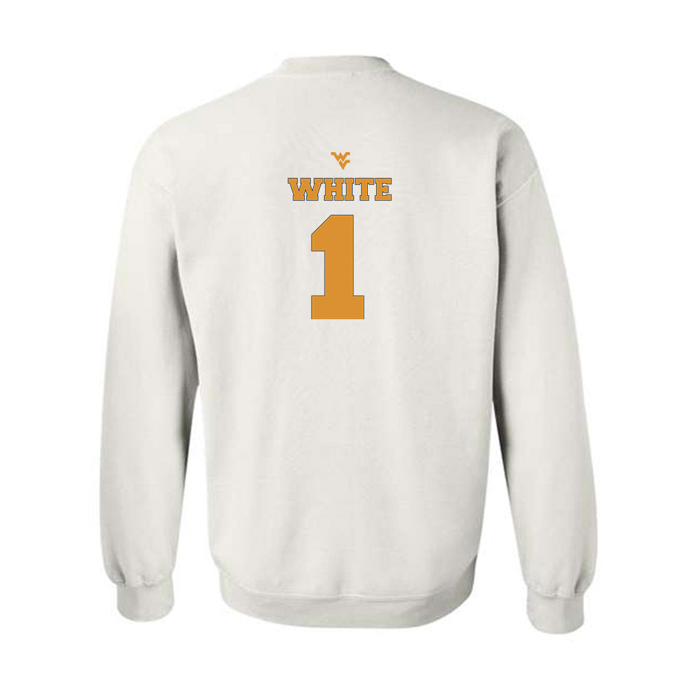 West Virginia - NCAA Football : Jahiem White - Generic Sports Shersey Crewneck Sweatshirt-1