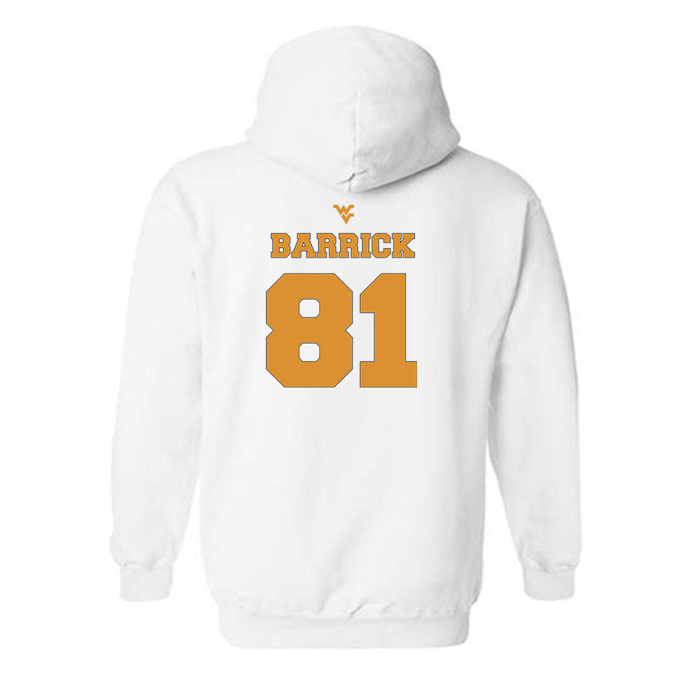 West Virginia - NCAA Football : Jacob Barrick - Generic Sports Shersey Hooded Sweatshirt-1