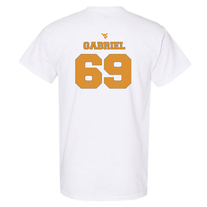 West Virginia - NCAA Football : Nathanael Gabriel - Generic Sports Shersey T-Shirt-1