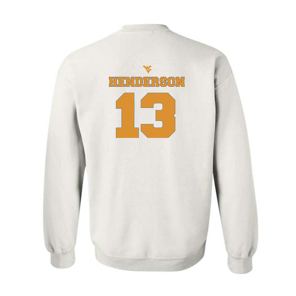 West Virginia - NCAA Football : Jaylen Henderson - Generic Sports Shersey Crewneck Sweatshirt-1