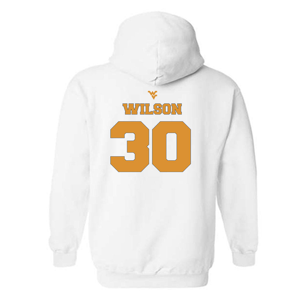 West Virginia - NCAA Football : Chase Wilson - Generic Sports Shersey Hooded Sweatshirt-1