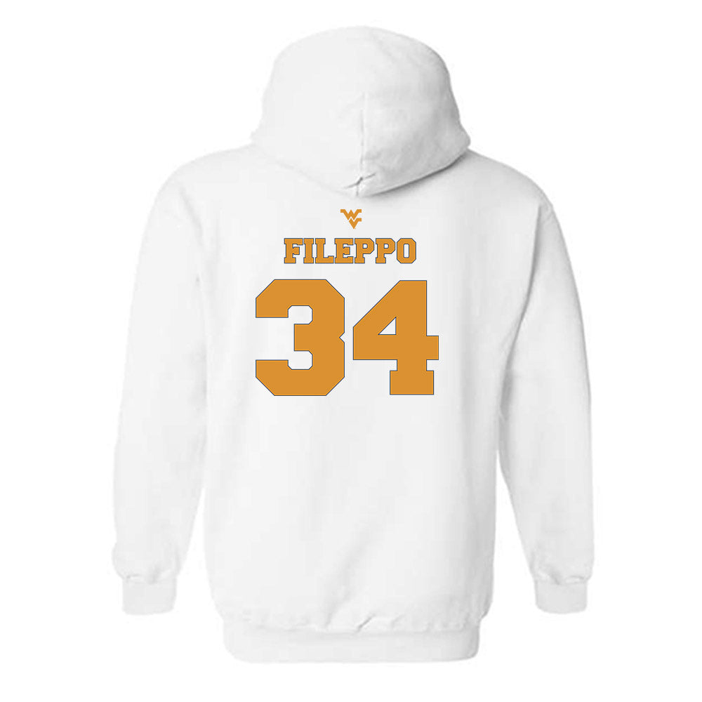 West Virginia - NCAA Football : Chris Fileppo - Generic Sports Shersey Hooded Sweatshirt-1