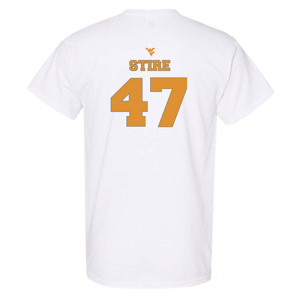 West Virginia - NCAA Football : Aidan Stire - Generic Sports Shersey T-Shirt-1