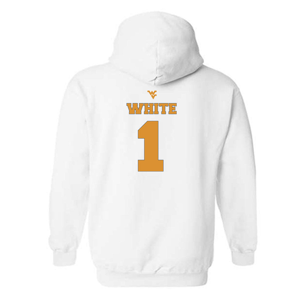West Virginia - NCAA Football : Jahiem White - Generic Sports Shersey Hooded Sweatshirt-1