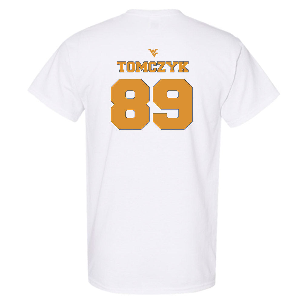 West Virginia - NCAA Football : Adam Tomczyk - Generic Sports Shersey T-Shirt-1