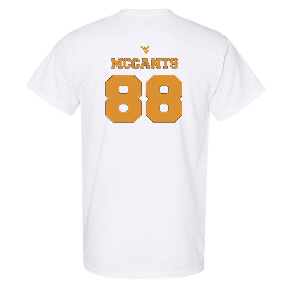 West Virginia - NCAA Football : Jordan McCants - Generic Sports Shersey T-Shirt-1