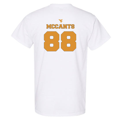 West Virginia - NCAA Football : Jordan McCants - Generic Sports Shersey T-Shirt-1