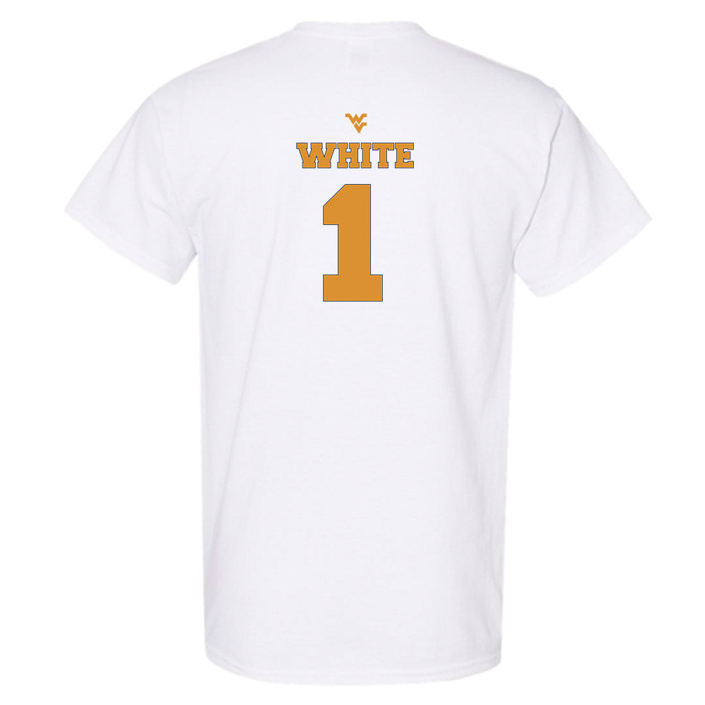 West Virginia - NCAA Football : Jahiem White - Generic Sports Shersey T-Shirt-1