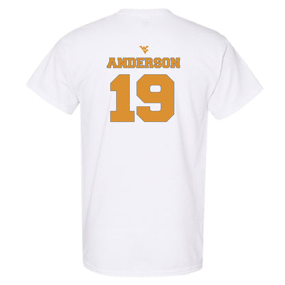 West Virginia - NCAA Football : Maximus Anderson - Generic Sports Shersey T-Shirt-1