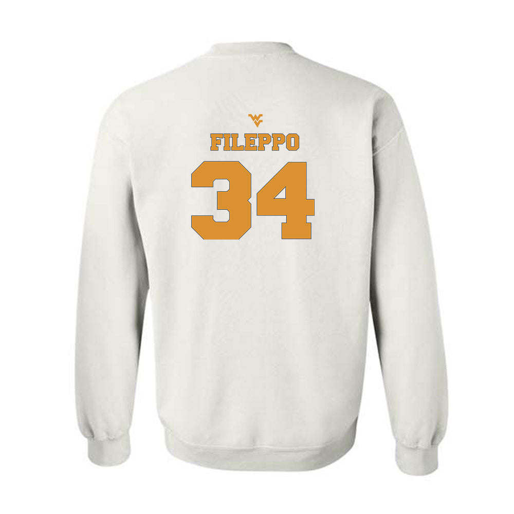 West Virginia - NCAA Football : Chris Fileppo - Generic Sports Shersey Crewneck Sweatshirt-1