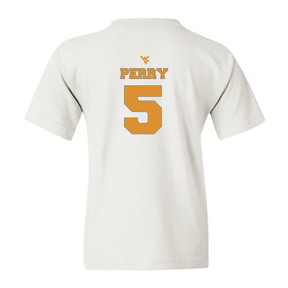 West Virginia - NCAA Football : Fred Perry - Generic Sports Shersey Youth T-Shirt-1