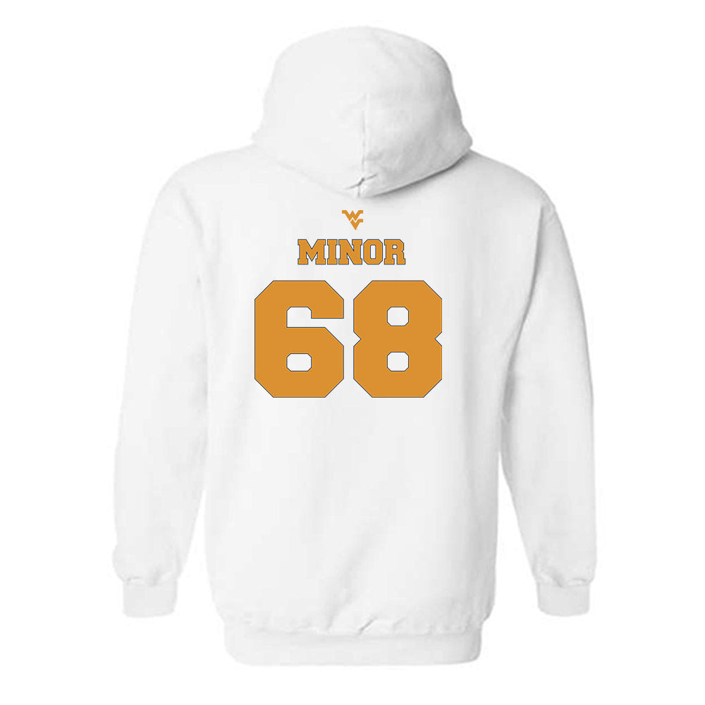 West Virginia - NCAA Football : Wyatt Minor - Generic Sports Shersey Hooded Sweatshirt-1