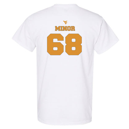 West Virginia - NCAA Football : Wyatt Minor - Generic Sports Shersey T-Shirt-1