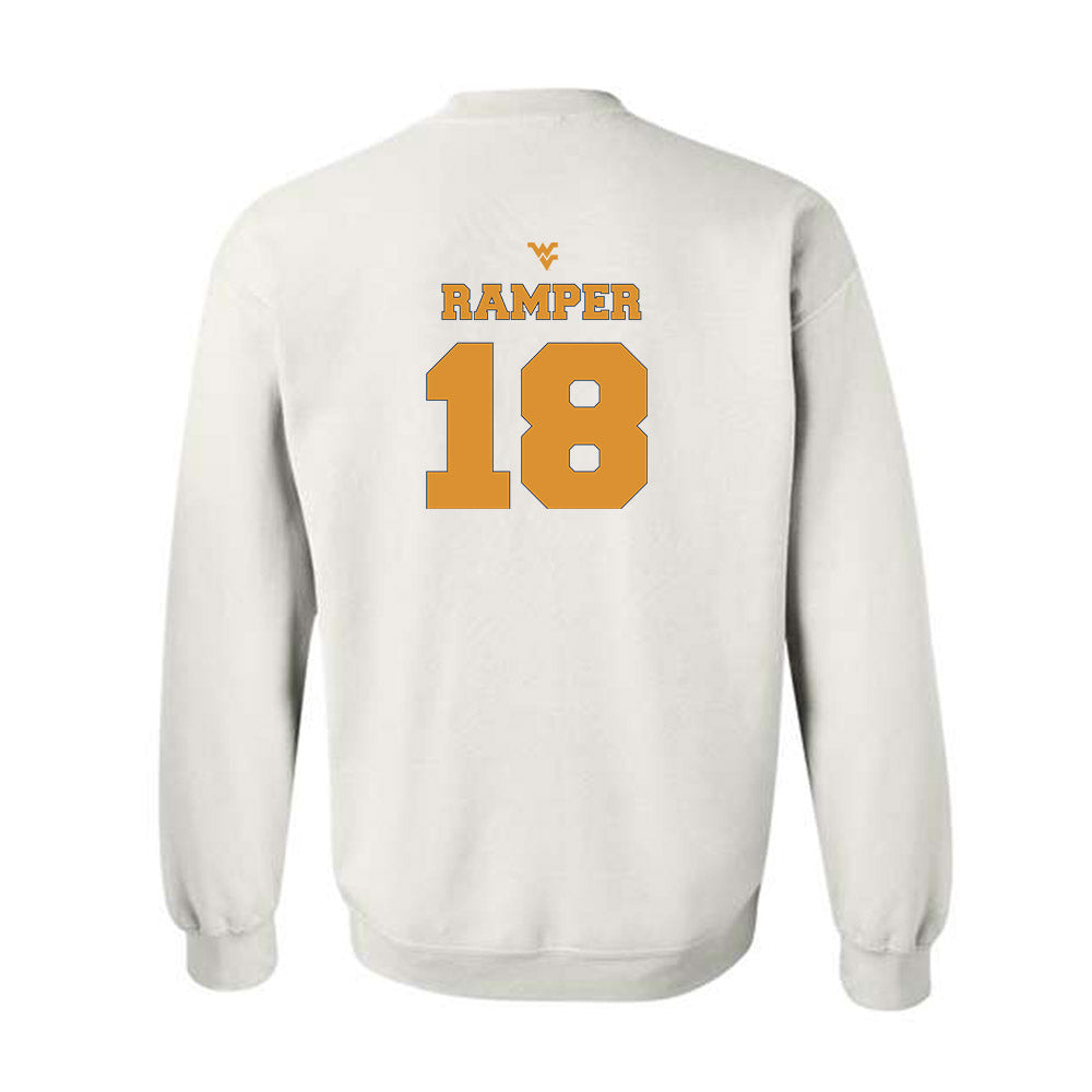 West Virginia - NCAA Football : Logan Ramper - Generic Sports Shersey Crewneck Sweatshirt-1