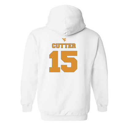 West Virginia - NCAA Football : Ben Cutter - Hooded Sweatshirt Sports Shersey