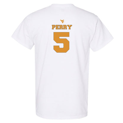 West Virginia - NCAA Football : Fred Perry - Generic Sports Shersey T-Shirt-1
