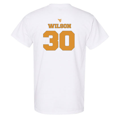 West Virginia - NCAA Football : Chase Wilson - Generic Sports Shersey T-Shirt-1