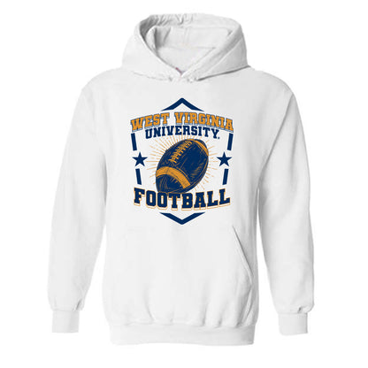 West Virginia - NCAA Football : Asani Redwood - Hooded Sweatshirt Sports Shersey