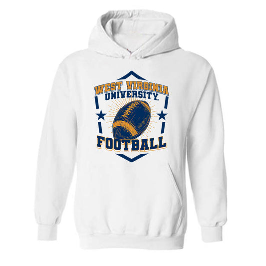 West Virginia - NCAA Football : Ben Cutter - Hooded Sweatshirt Sports Shersey