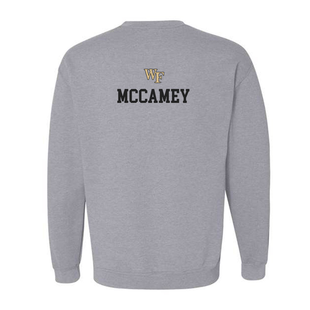 Wake Forest - NCAA Men's Track & Field : Brenner McCamey - Generic Sports Shersey Crewneck Sweatshirt