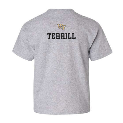 Wake Forest - NCAA Men's Track & Field : Stuart Terrill - Generic Sports Shersey Youth T-Shirt-1