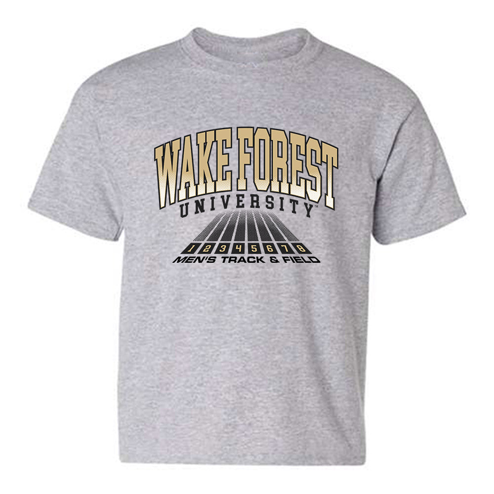 Wake Forest - NCAA Men's Track & Field : Andrew Riley - Generic Sports Shersey Youth T-Shirt-0