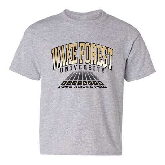 Wake Forest - NCAA Men's Track & Field : Andrew Riley - Generic Sports Shersey Youth T-Shirt-0