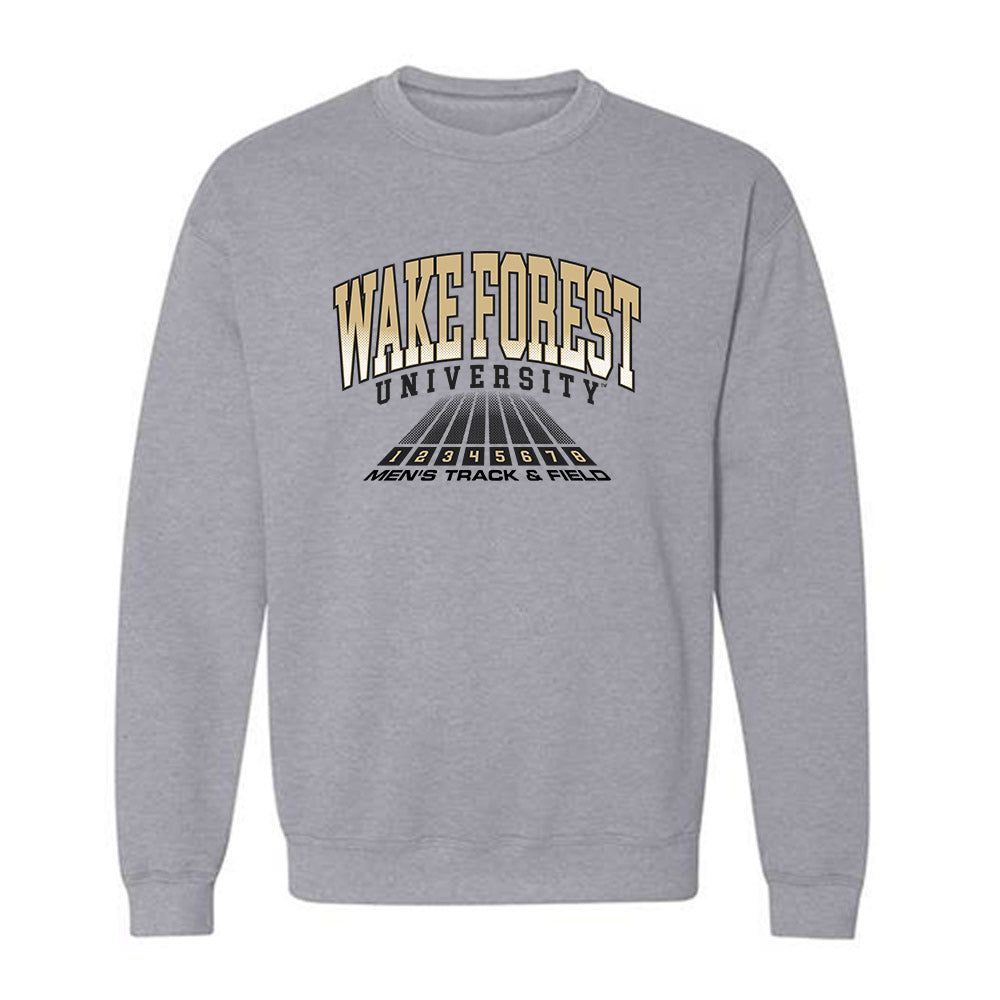 Wake Forest - NCAA Men's Track & Field : Hunter Jones - Generic Sports Shersey Crewneck Sweatshirt-0