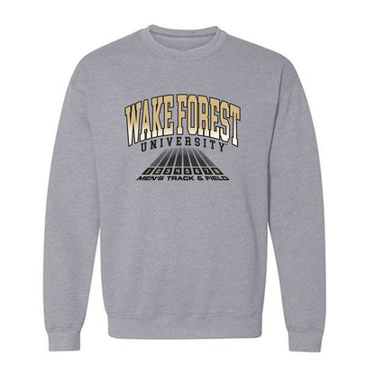 Wake Forest - NCAA Men's Track & Field : Andrew Riley - Generic Sports Shersey Crewneck Sweatshirt-0