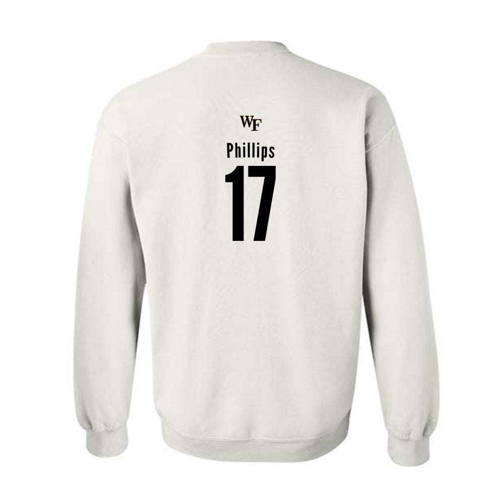 Wake Forest - NCAA Women's Volleyball : Kendall Phillips - Generic Sports Shersey Crewneck Sweatshirt