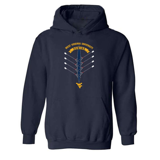 West Virginia - NCAA Women's Rowing : Mary Boone - Generic Sports Shersey Hooded Sweatshirt-0