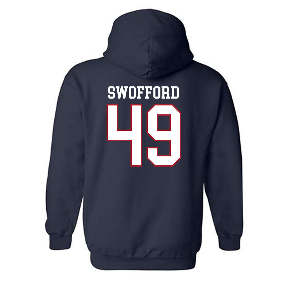 Liberty - NCAA Baseball : Easton Swofford - Sports Shersey Hooded Sweatshirt-1