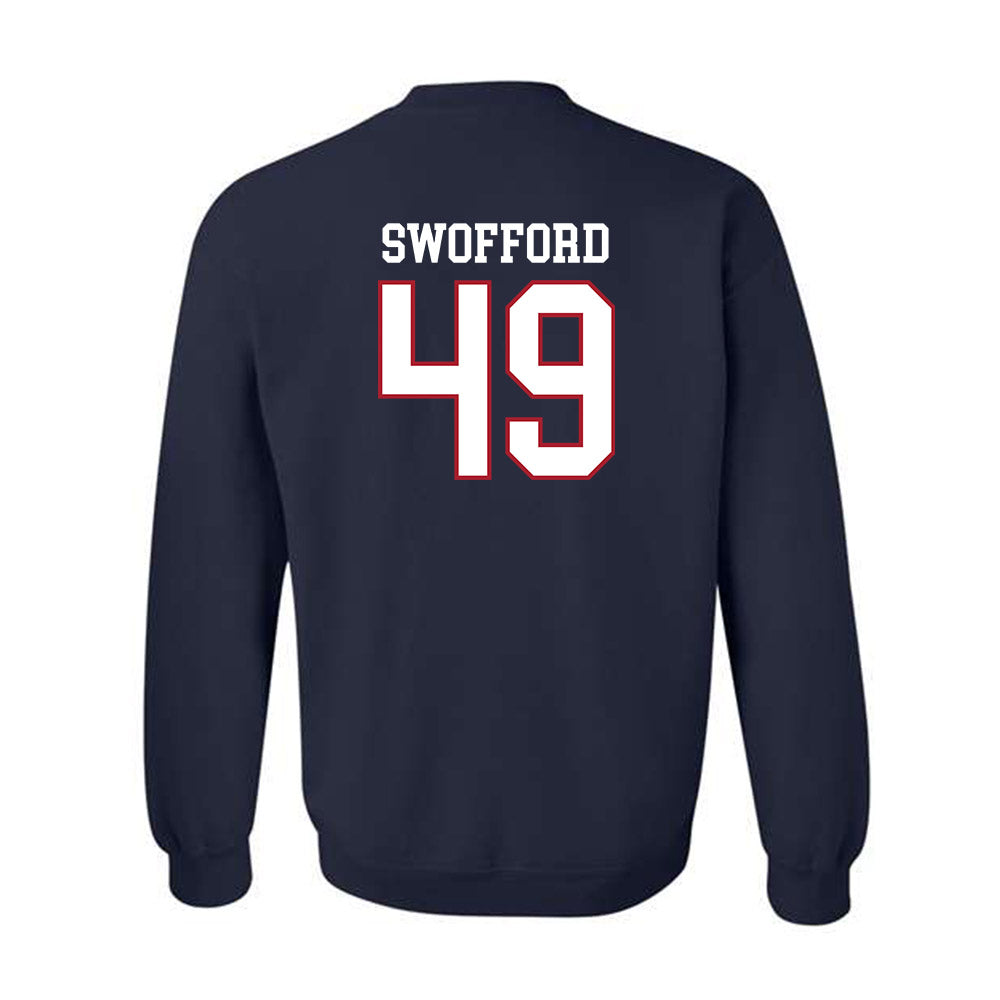Liberty - NCAA Baseball : Easton Swofford - Sports Shersey Crewneck Sweatshirt-1