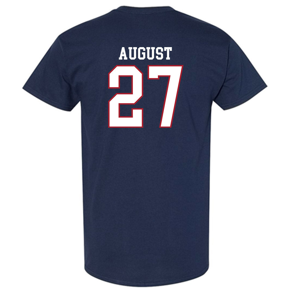 Liberty - NCAA Baseball : Tyler August - Sports Shersey T-Shirt-1