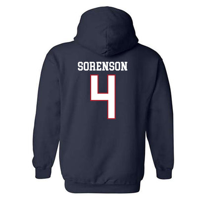 Liberty - NCAA Baseball : Jaxon Sorenson - Sports Shersey Hooded Sweatshirt-1
