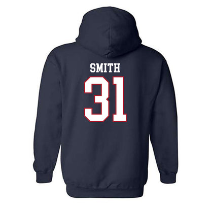 Liberty - NCAA Baseball : Kaleb Smith - Sports Shersey Hooded Sweatshirt-1