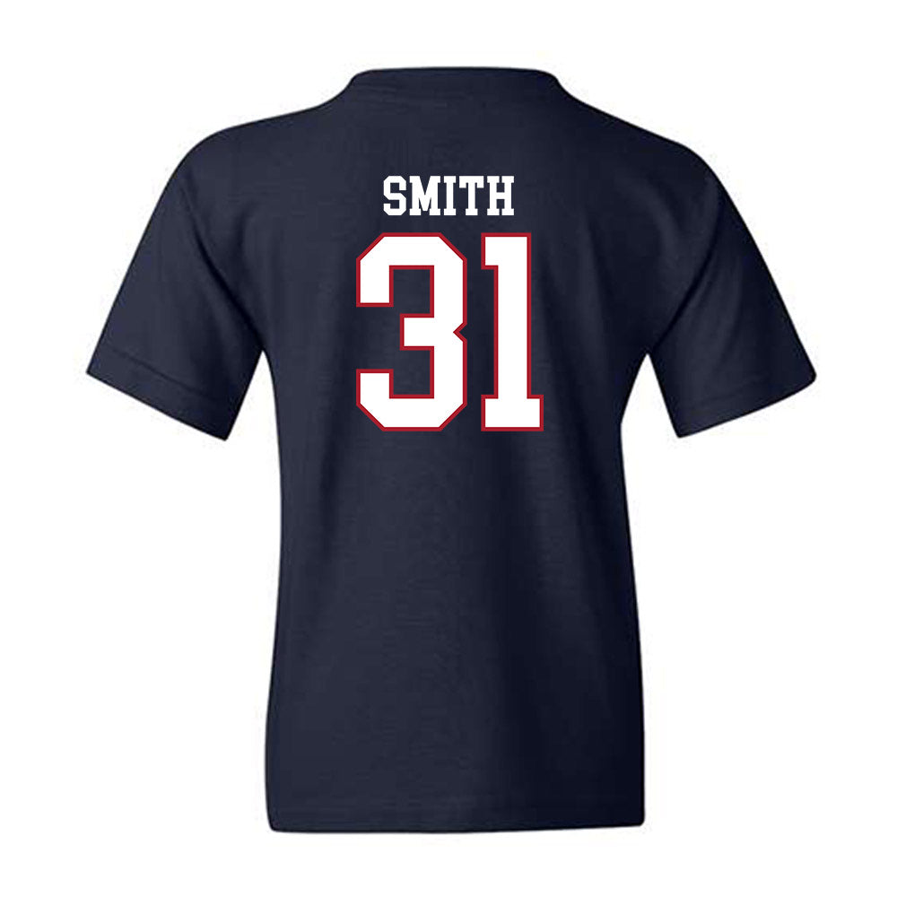Liberty - NCAA Baseball : Kaleb Smith - Sports Shersey Youth T-Shirt-1
