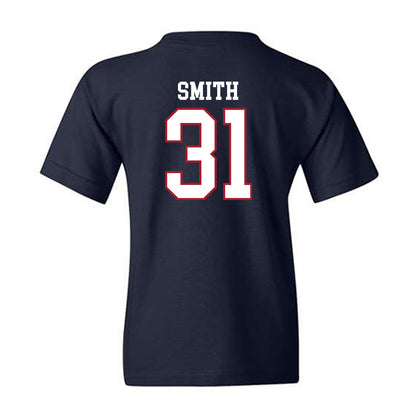 Liberty - NCAA Baseball : Kaleb Smith - Sports Shersey Youth T-Shirt-1