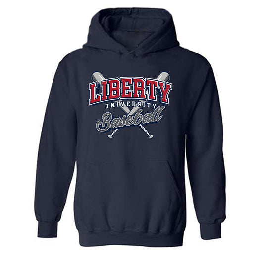 Liberty - NCAA Baseball : Jack Frankel - Sports Shersey Hooded Sweatshirt-0