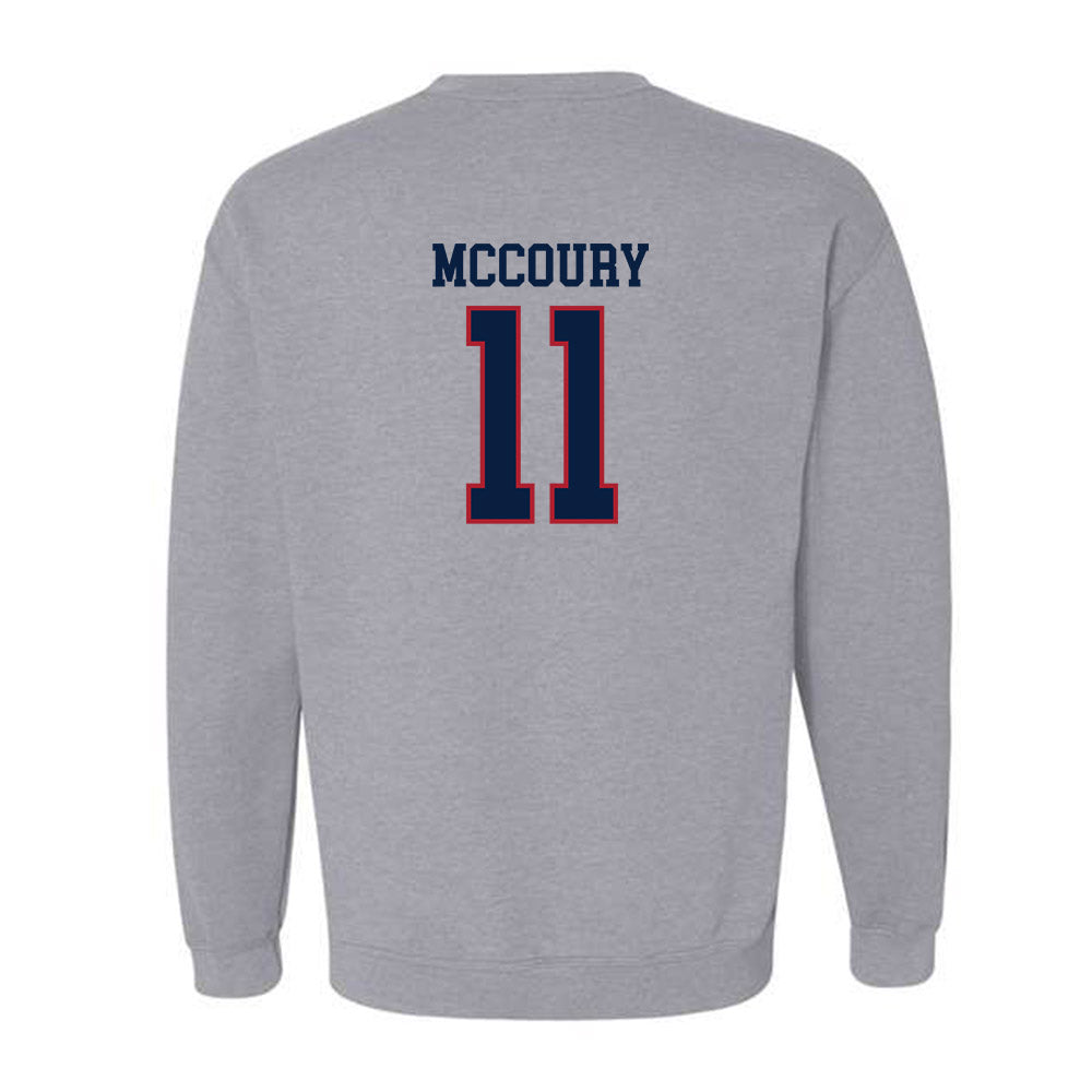 Liberty - NCAA Baseball : Xavier McCoury - Sports Shersey Crewneck Sweatshirt-1