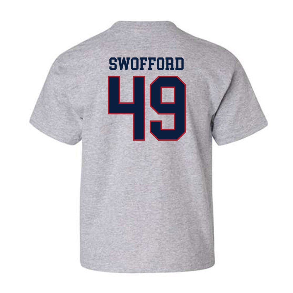 Liberty - NCAA Baseball : Easton Swofford - Sports Shersey Youth T-Shirt-1