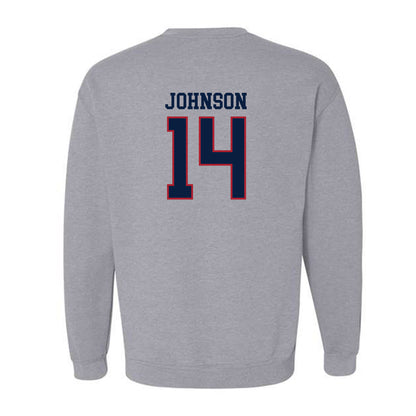 Liberty - NCAA Baseball : Peter Johnson - Sports Shersey Crewneck Sweatshirt-1