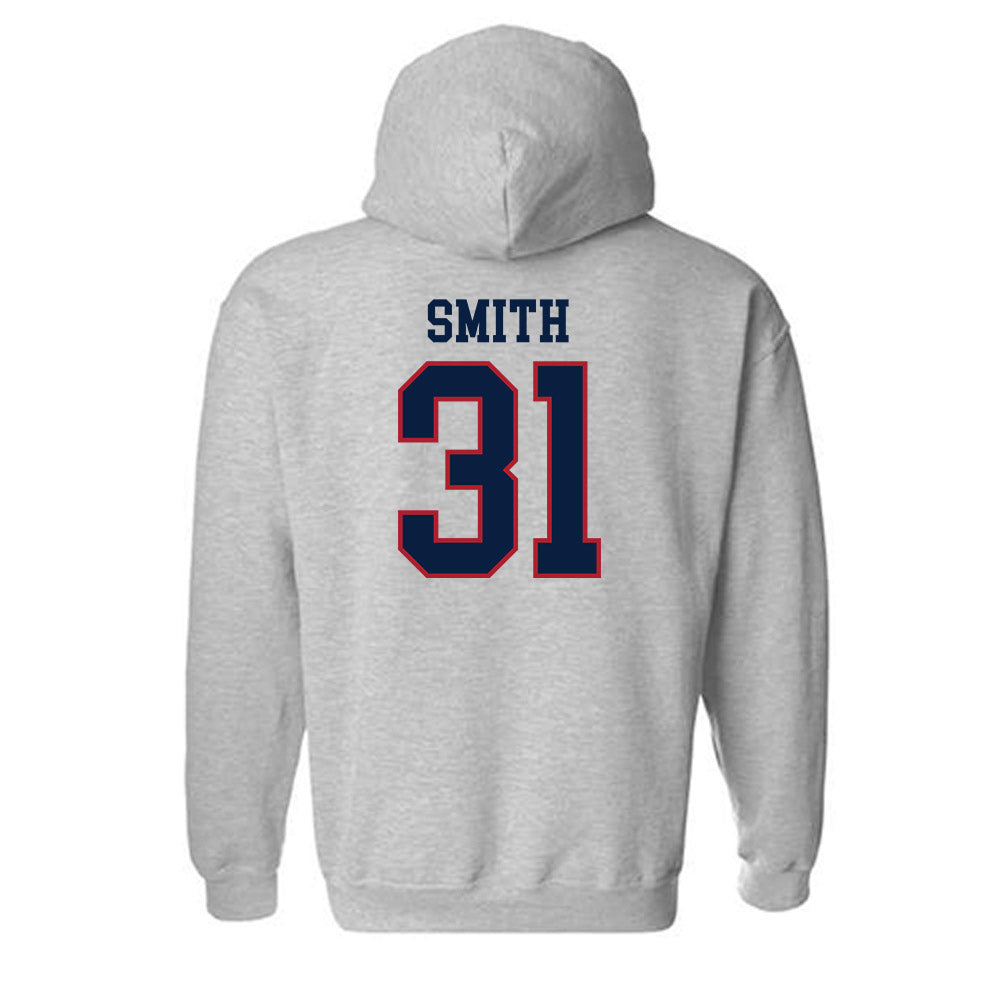 Liberty - NCAA Baseball : Kaleb Smith - Sports Shersey Hooded Sweatshirt-1